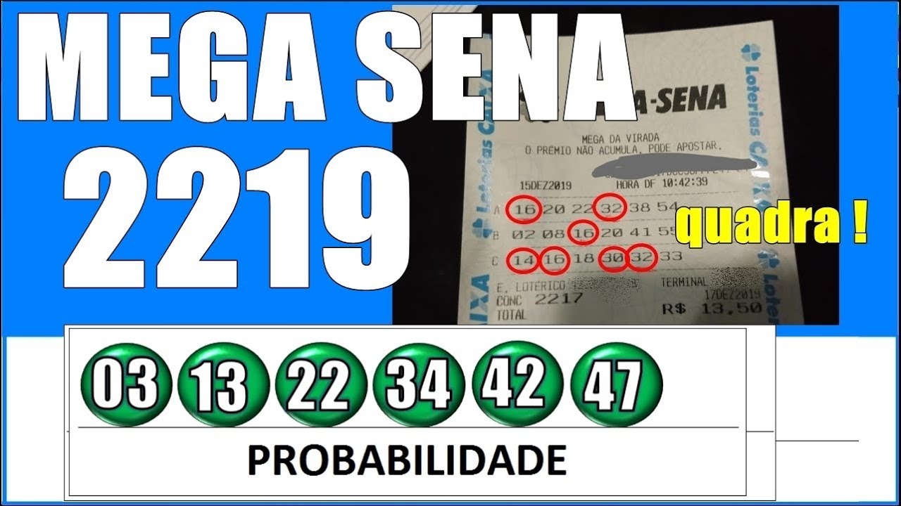 Mega-Sena: DICAS E ESQUEMAS PARA MEGA SENA CONCURSO 2219