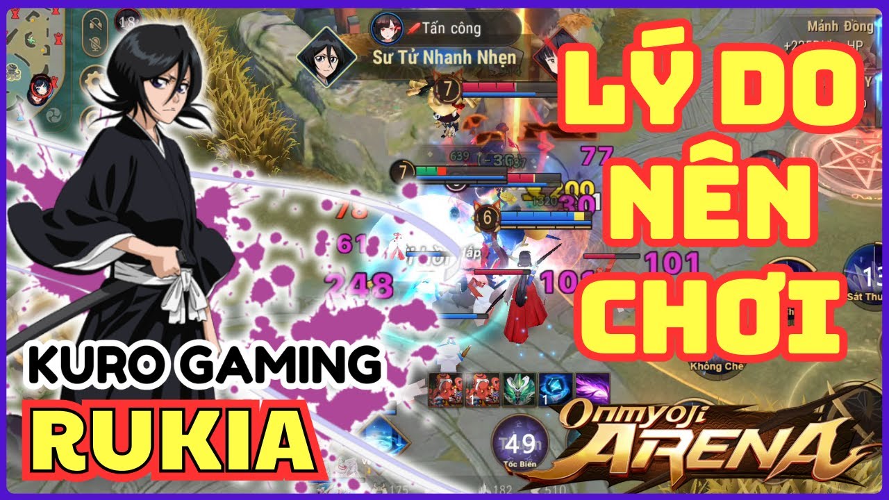 Onmyoji Arena x Bleach | Kuchiki Rukia | Cách Lên Đồ Và Bảng Ngọc Cướp Rừng Cực Tốt | Season 23
