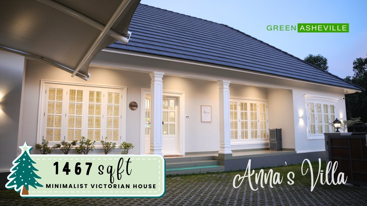 Anna's Villa |1467 𝗦𝗤𝗙𝗧 Minimalist Victorian House | Dr. Joseph C J | Green Asheville