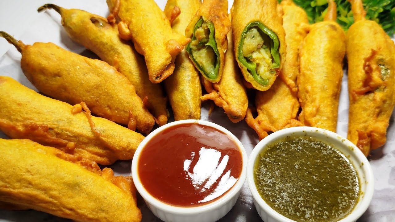 Stuffed Mirchi Recipe | Stuffed Mirchi Pakoda Recipe | Ramzan Special Recipes | Crispy Pakoda Recipe