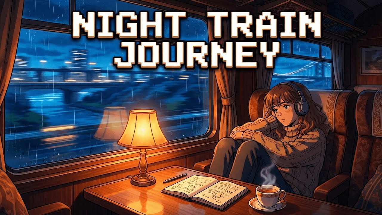 Night Train Journey 🚂 Lofi Beats to Think, Travel & Relax