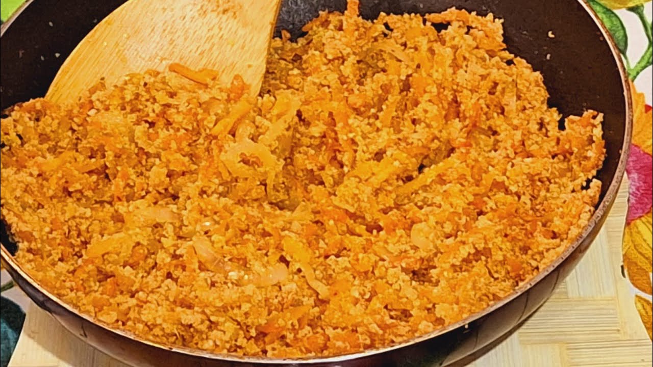 Farofa de cenoura 🥕 fica deliciosa😋