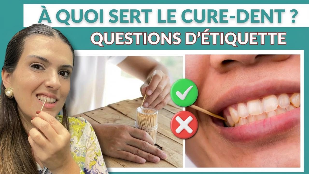 Le cure-dent, ça s’utilise comment ? Questions/Réponses sur l’étiquette