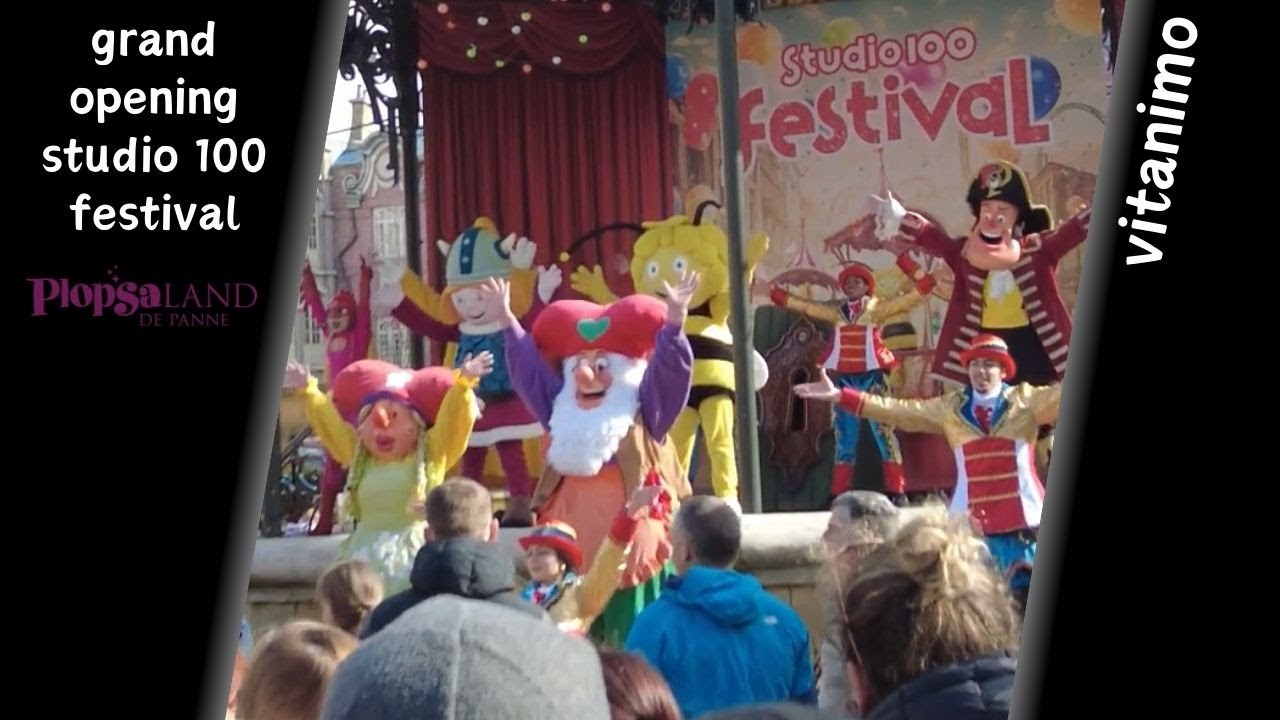 grand opening studio 100 festival @plopsaland