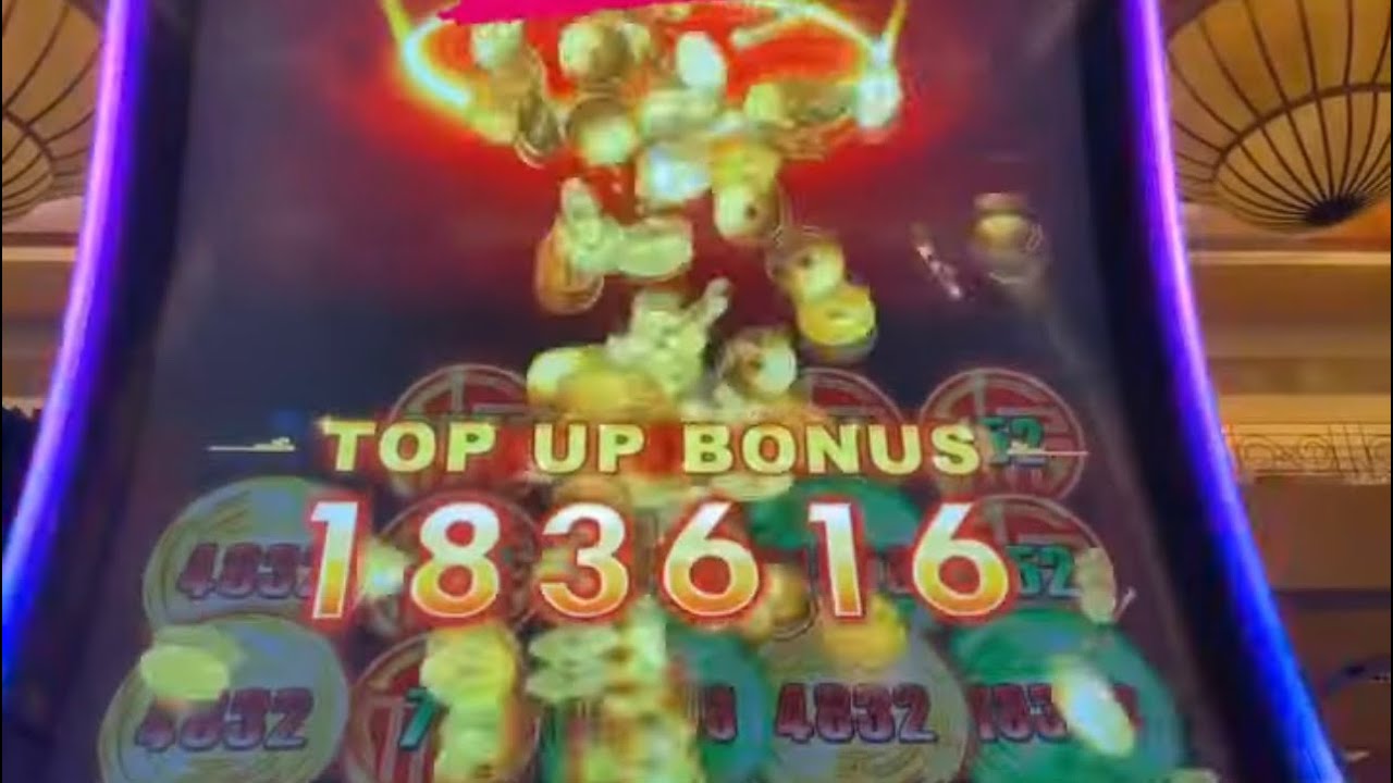 Part-1 Rising Fortunes Slot Machine  High Bet Huge Win Alot of Bonus Win, So Much Fun