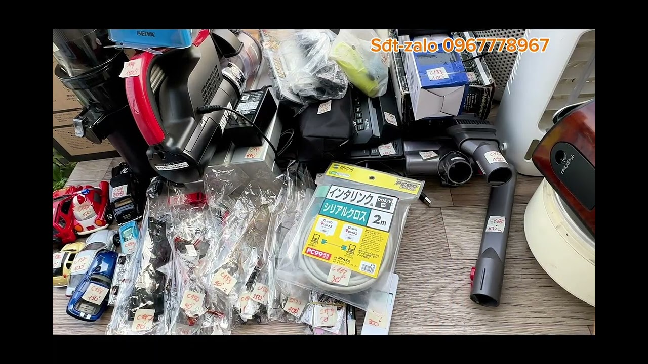 Ngày 26/1 clip 3/3 đồ điện Hàng kiện Nhật