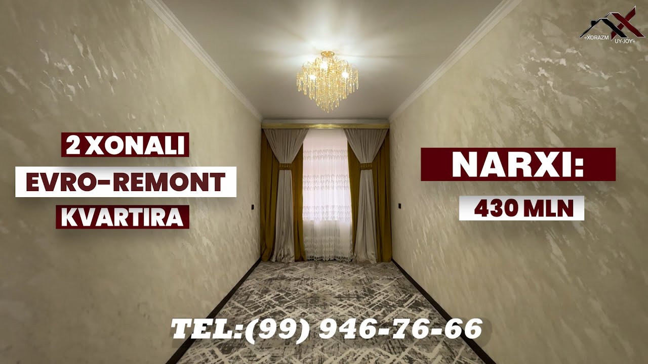 Урганч шахрида 2 хонали сотилади I Нархи: 430 млн