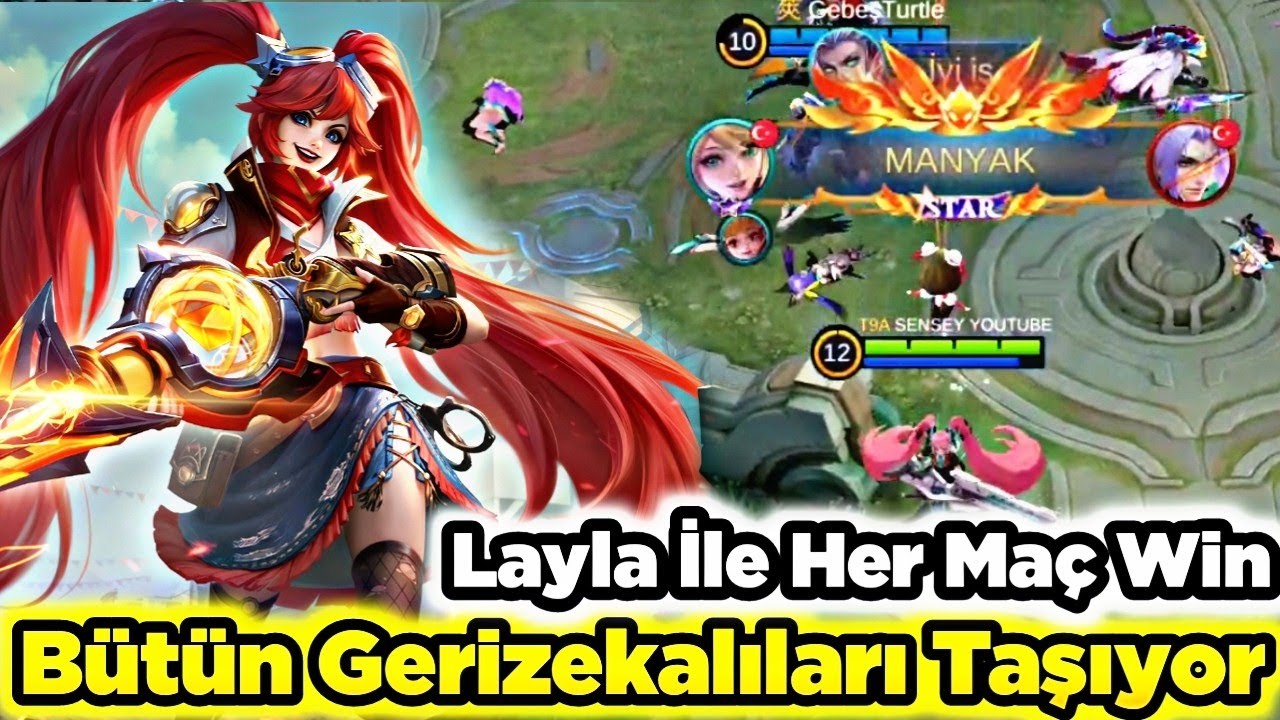 TAKIMA GELEN BÜTÜN GERİZEKALILARI TAŞIMANIN SIRRI LAYLA BU KAHRAMAN BAMBAŞKA Mobile Legends