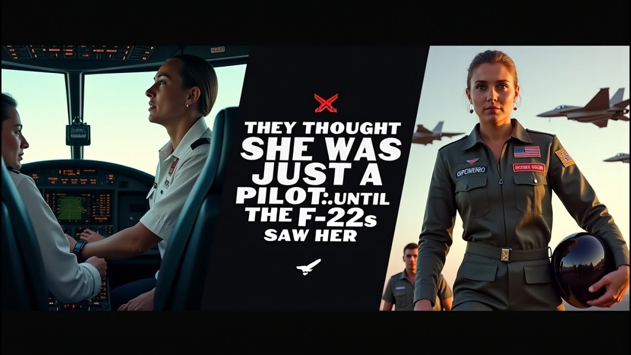 Commercial Pilot Saved 180 Passengers — Then F-22 Pilots Revealed Her Top Gun Past