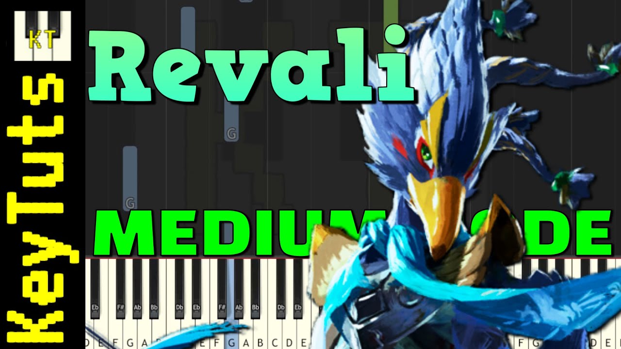 Revali’s Theme [Breath of the Wild] - Medium Mode [Piano Tutorial] (Synthesia)