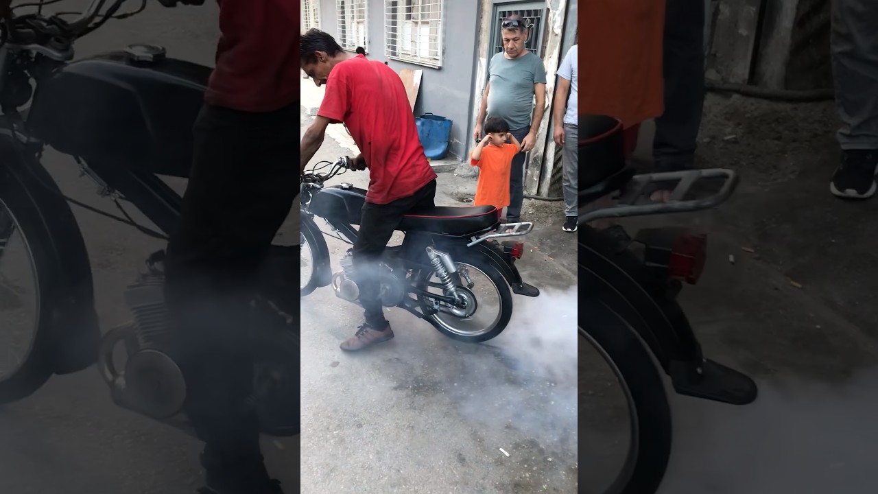 CİHAN USTA: MOBYLETTE 46 GLARDONİ TEST EDİYOR #keşfet #mobilet #mobylette #mobilete #peugeot103 #2t