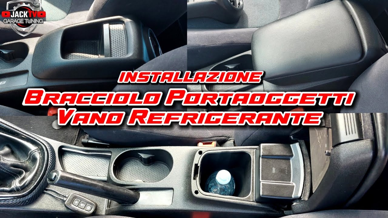 Installazione Bracciolo Portaoggetti Vano Refrigerante su Fiat Bravo 2 e Lancia Delta
