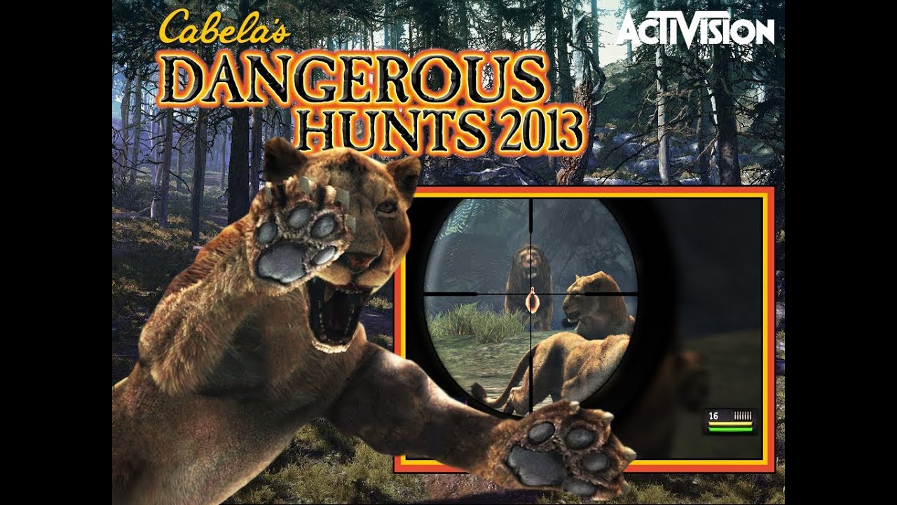 Cabela's Dangerous Hunts 2013 Demo - Maneater Splitscreen Co-op [HD] Playthrough
