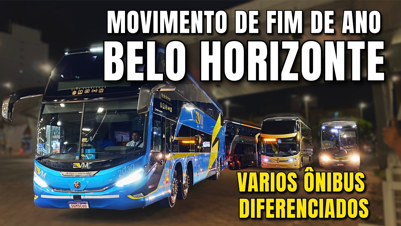 ANO NOVO CHEGOU com TUDO! O MOVIMENTO IMPRESSIONANTE NA RODOVIÁRIA DE BH #