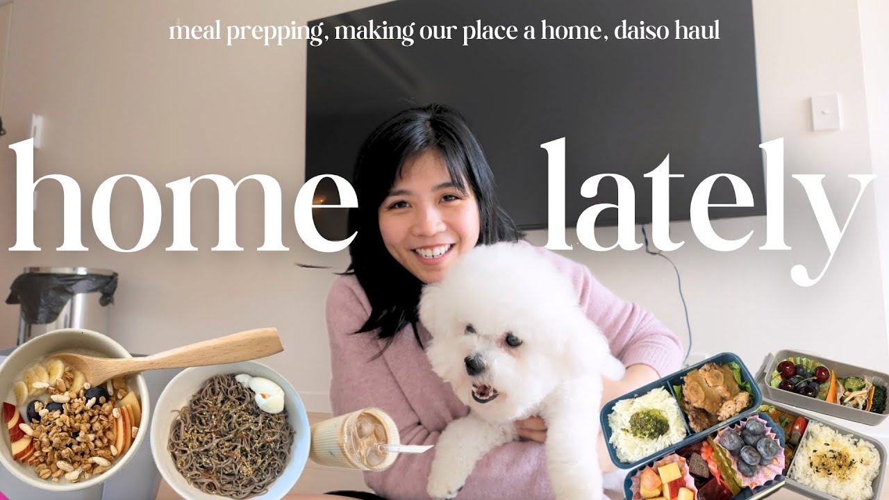 home lately | daiso haul that makes life easier, easy meal prepping comfort food,  life reset 🏠✨