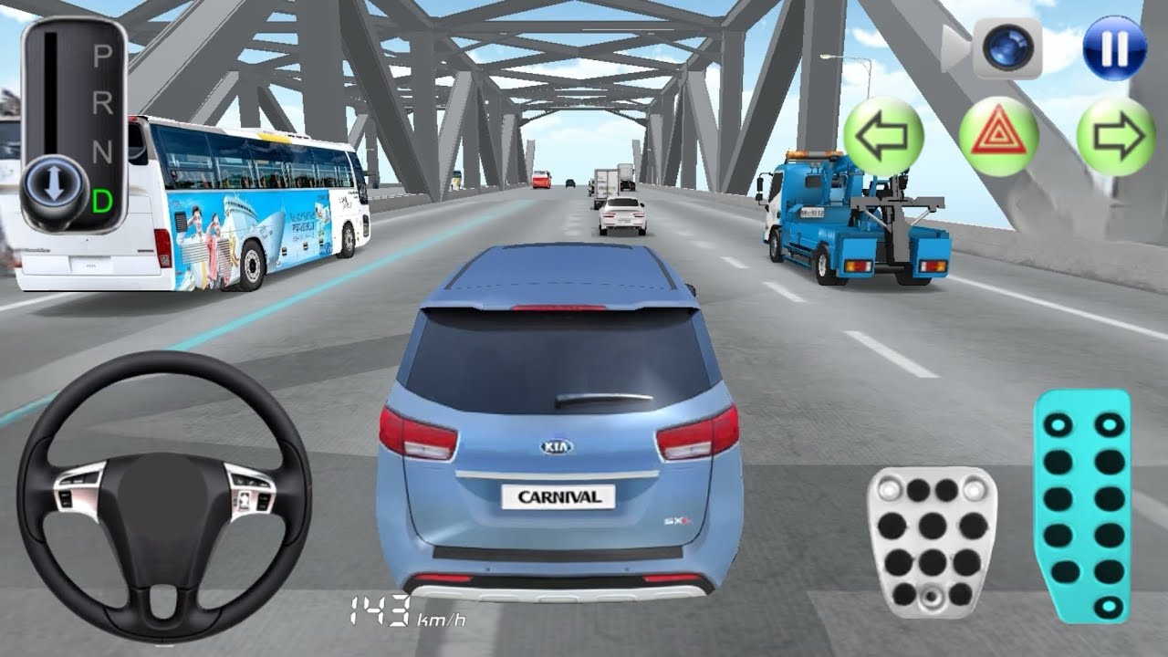 New kia carnival For parking 3D Driving class android game play video car game #gameplay #cargame 