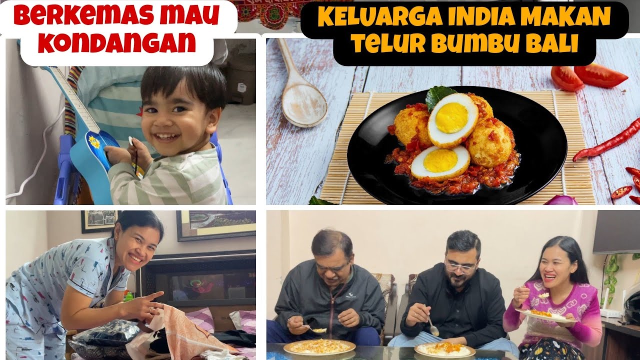 MENGEMAS BAJU BUAT KONDANGAN LANJUT MASAK TELUR BUMBU BALI‼️