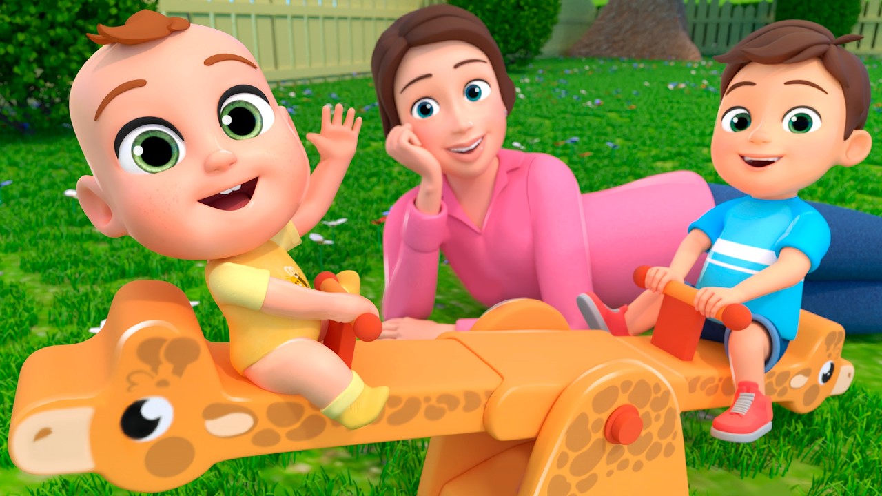 Skip to My Lou! Backyard Playground | Newborn Nursery Rhymes & Kids Songs