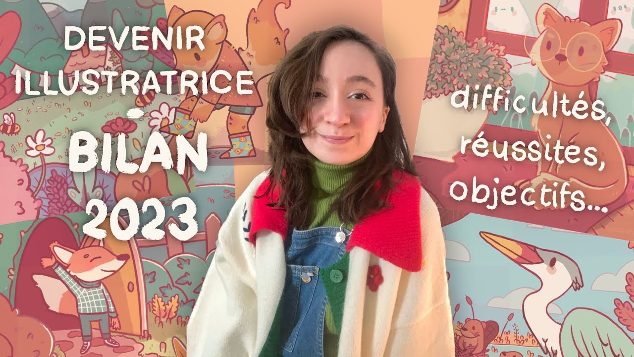 ILLUSTRATRICE FREELANCE : comment je compte en vivre en 2024 ✨