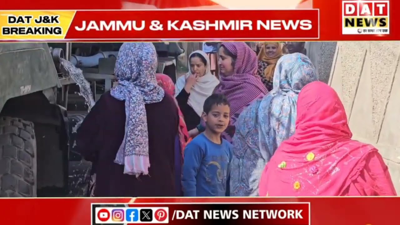 विद्दी श्रीगुफवाड़ा में जल संकट, रमज़ान में बढ़ी परेशानी3 राष्ट्रीय राइफल्स ने पहुंचाया पेयजल, लोग