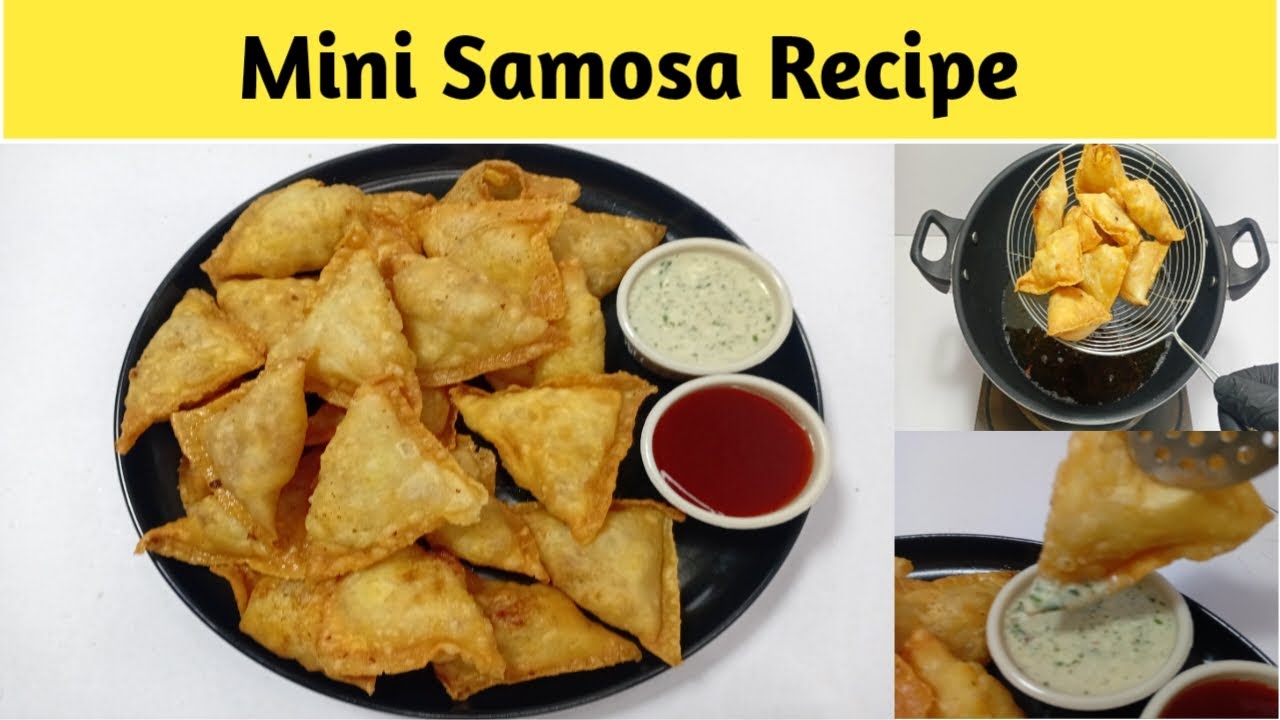 Mini Samosa Recipe | Potato Samosa Recipe | Samosa Recipe By Umar Kiani Food Secrets