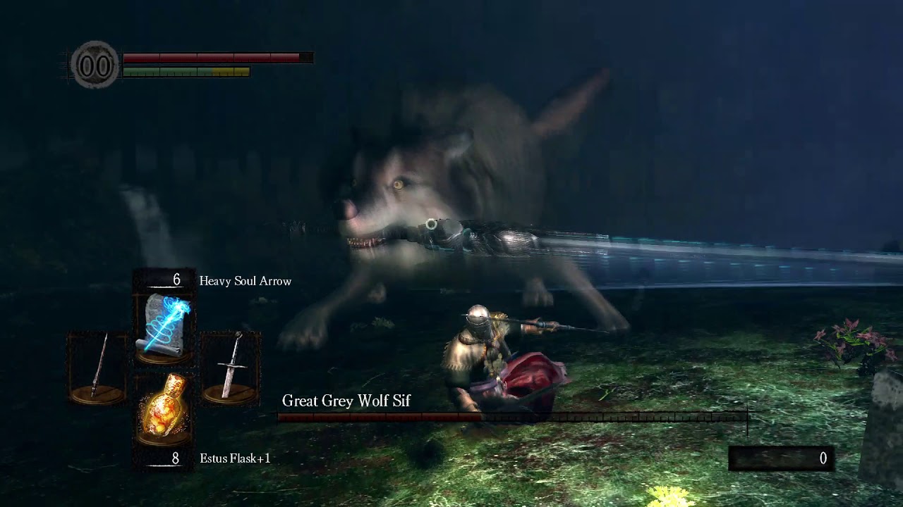 DARK SOULS Great Grey Wolf Sif Boss Guide
