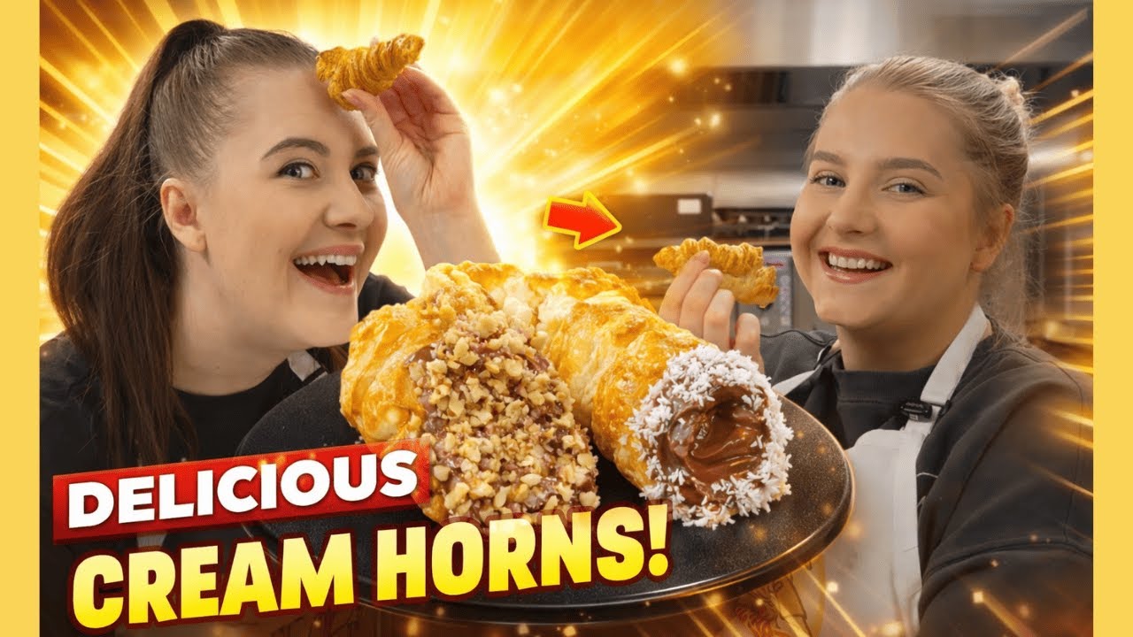 Cream Horns - Dessert Recipe (Easy & Delicious)