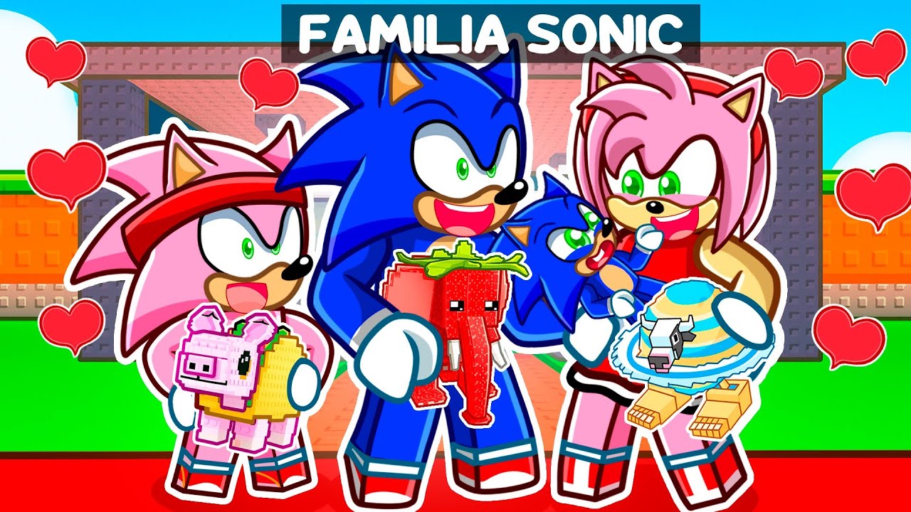 Sonic Forma Una Familia en Steal a Brainrot! (Roblox)