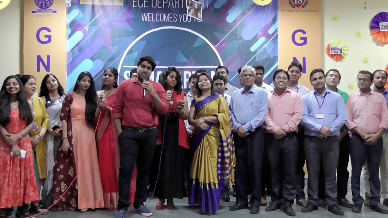 Hume Tumse Pyaar Kitna   ECE Farewell Party 2018   GNIOT