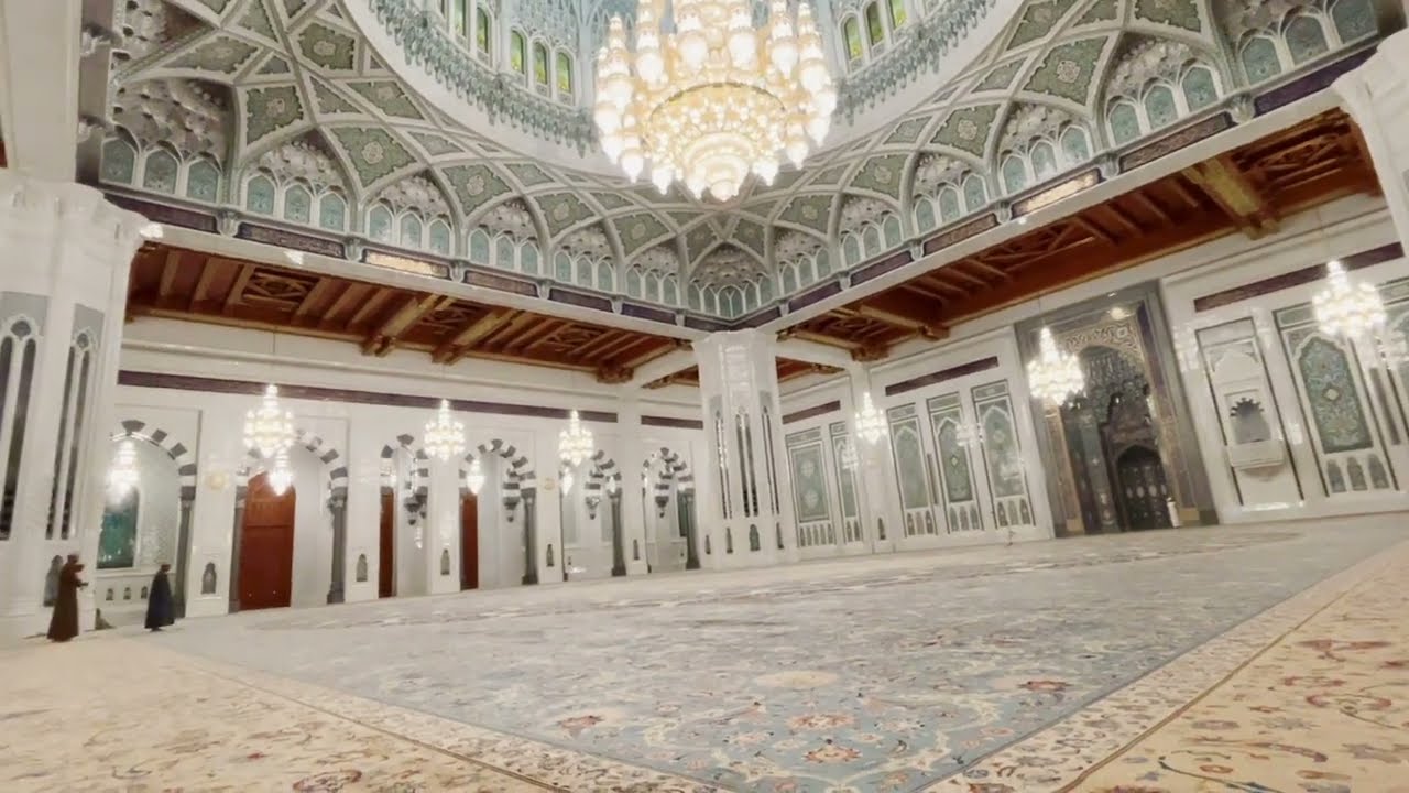 Oman's Famous Sultan Qaboos Mosque - Call to Prayer (Adhan)