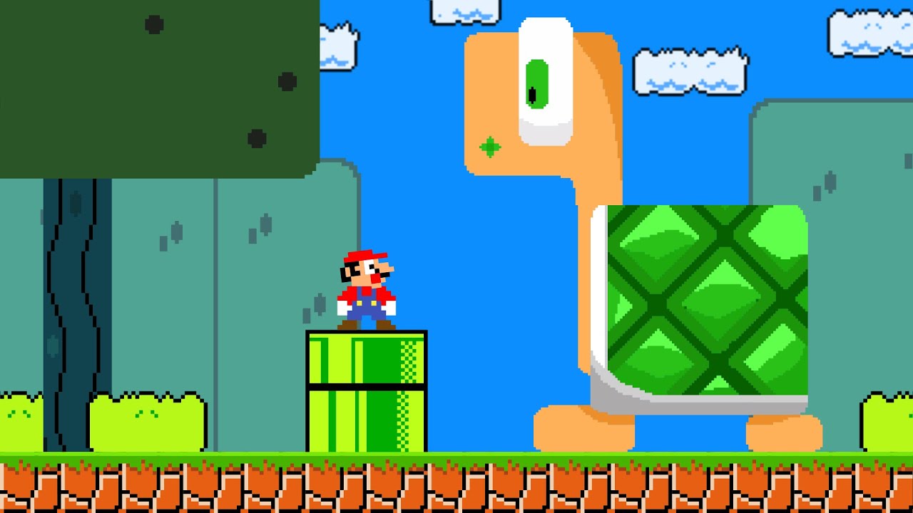 Super Mario Bros. but everything is Square!