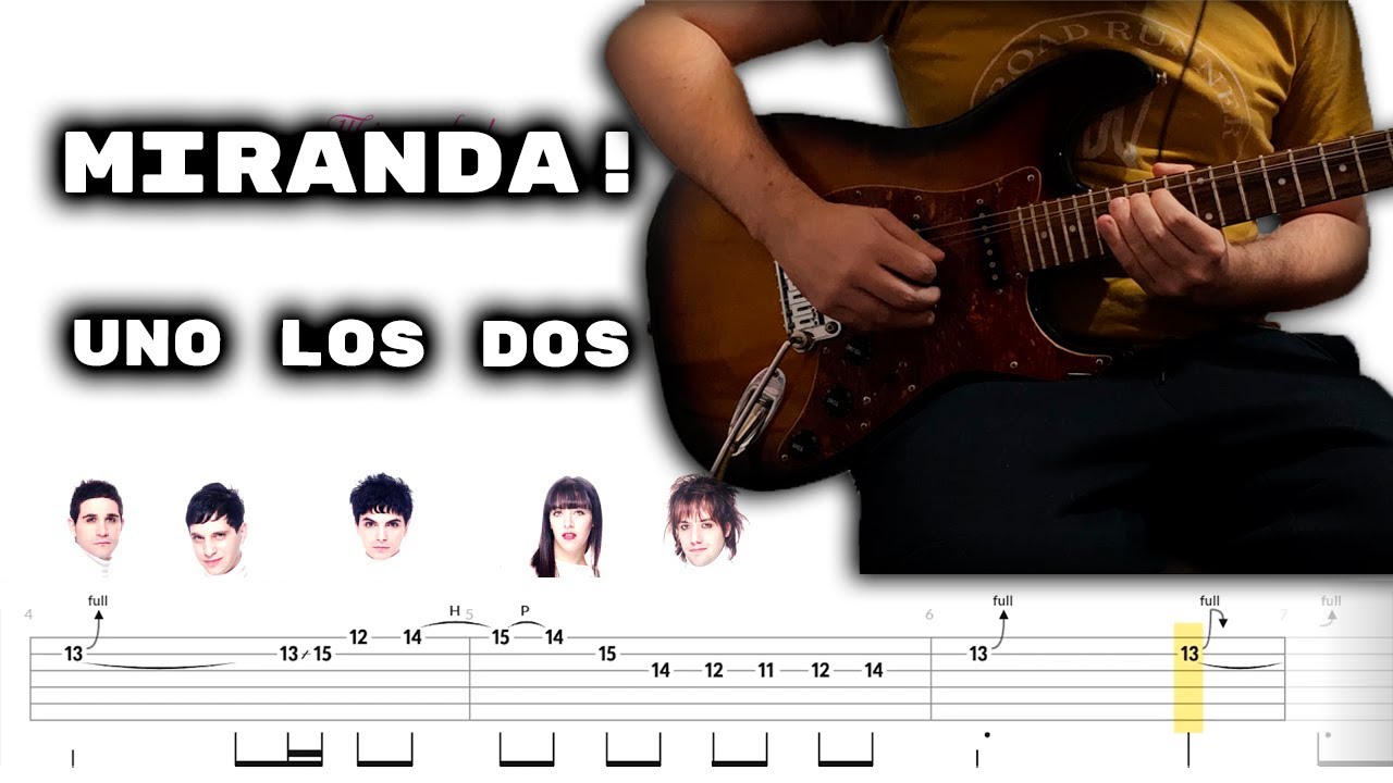Uno los Dos - Miranda! Cover Tutorial Guitarra [+Tabs]