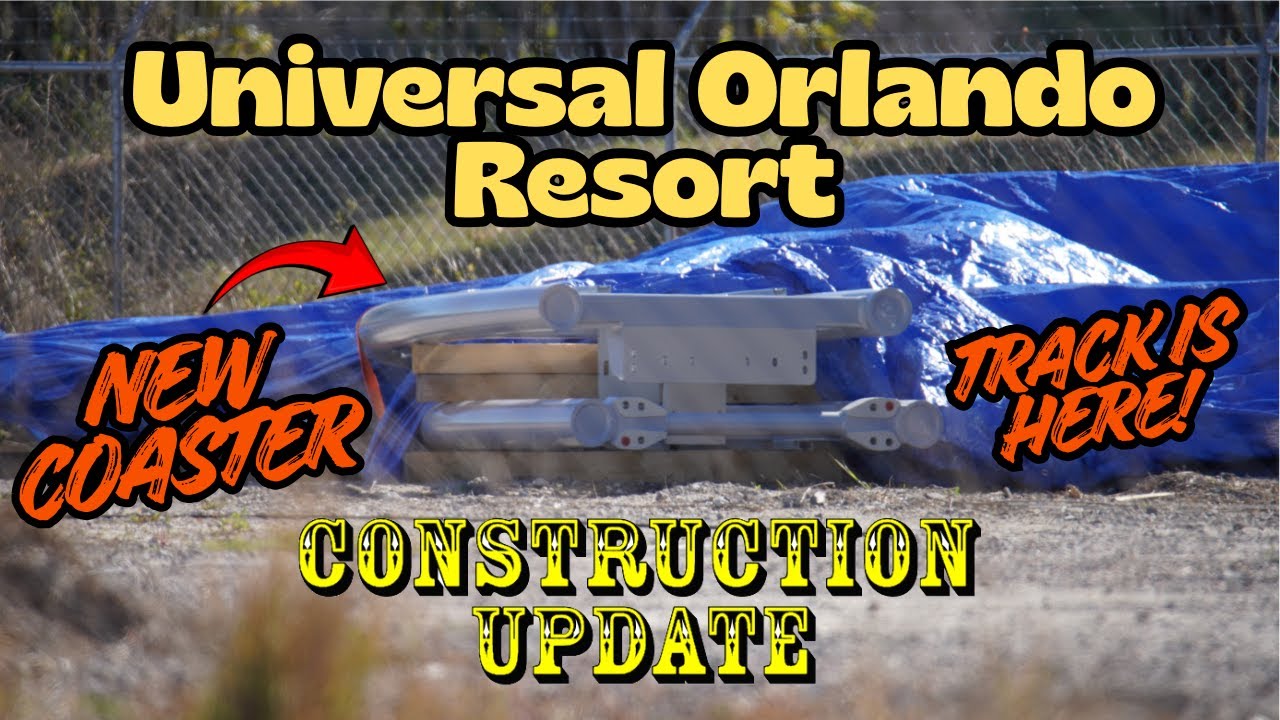 Universal Orlando Resort New Roller Coaster Construction Update 1.19.26 TRACK HAS ARRIVED!!!