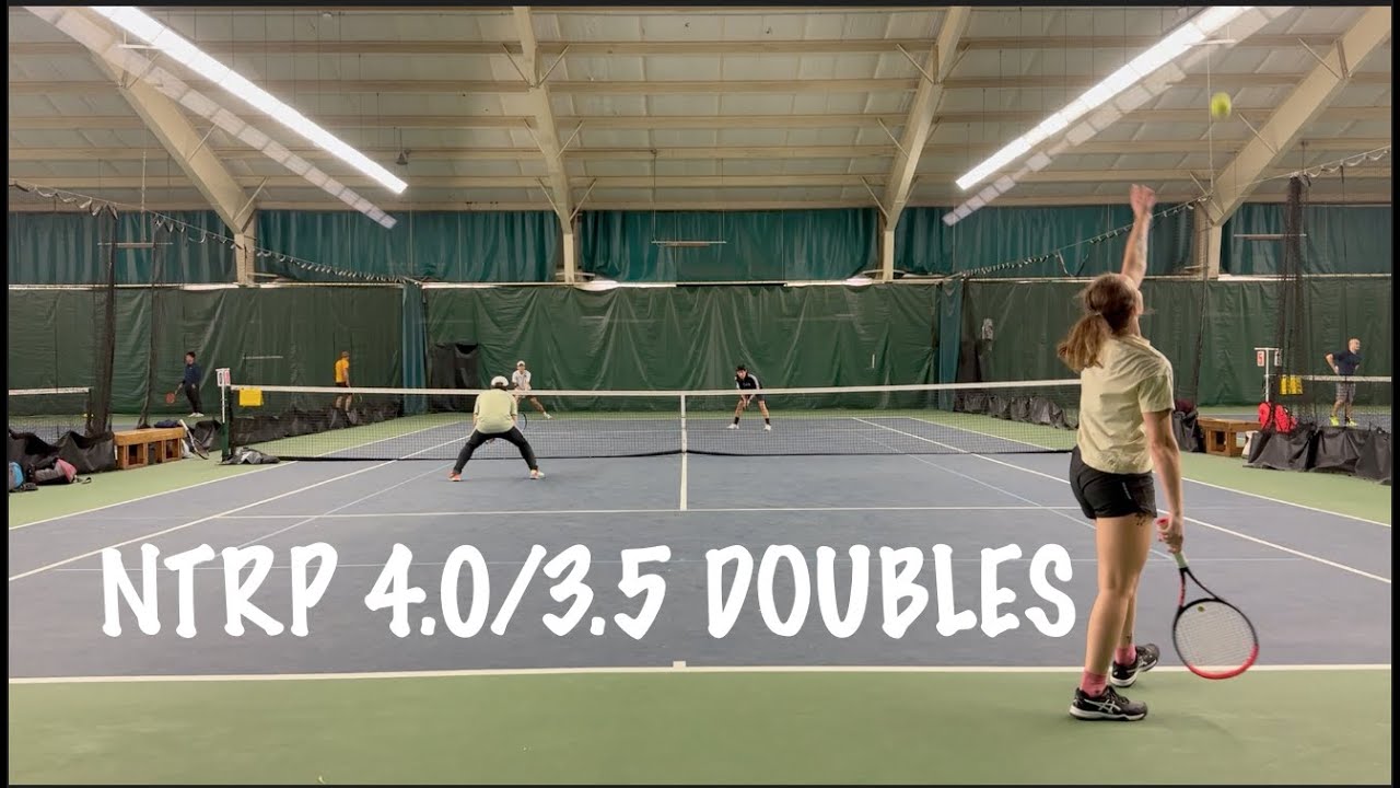3.5 men's doubles vs 8.0 mixed tennis - NATIONAL FROZEN YOGURT DAY edition