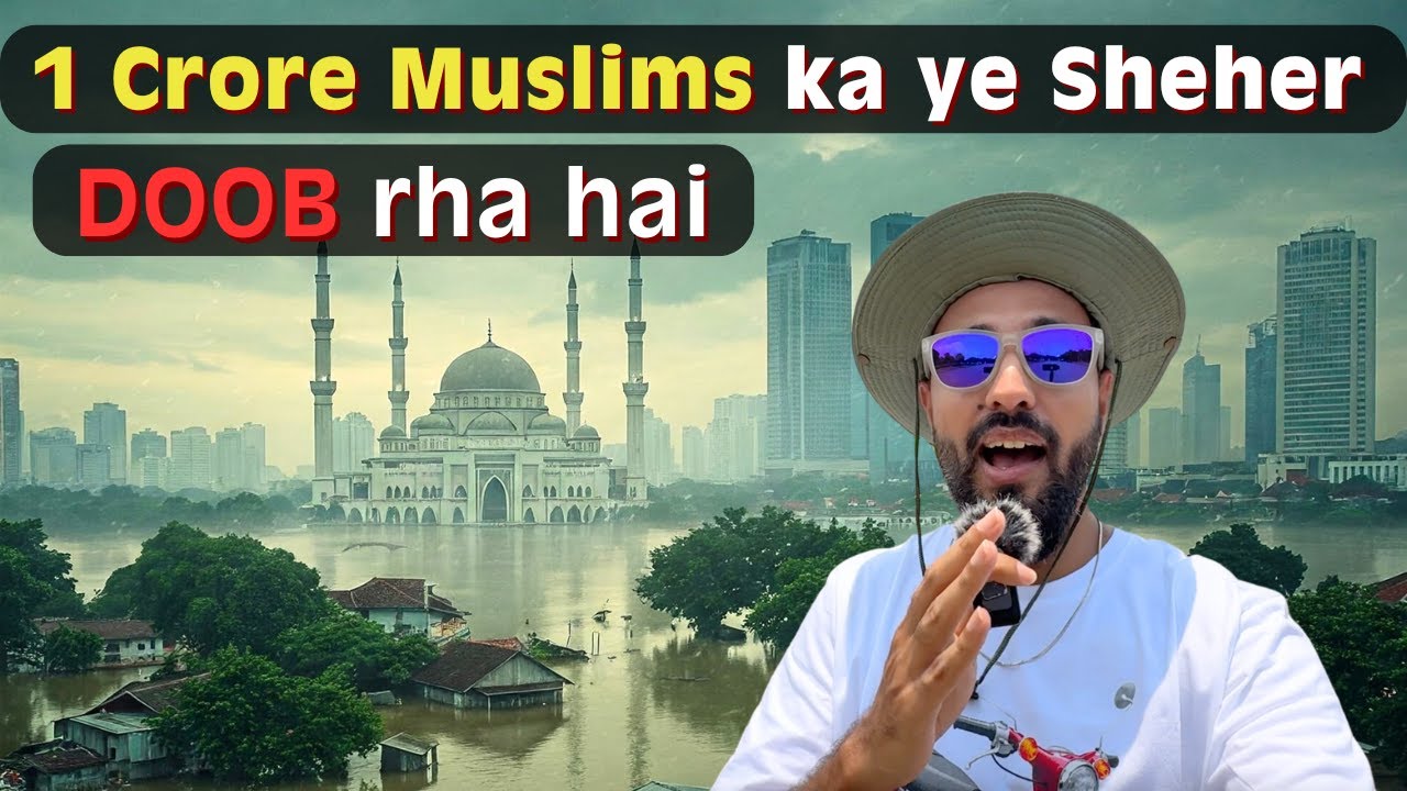 This City with 1 Crore Muslims is Sinking ! Jakarta Indonesia 🇮🇩