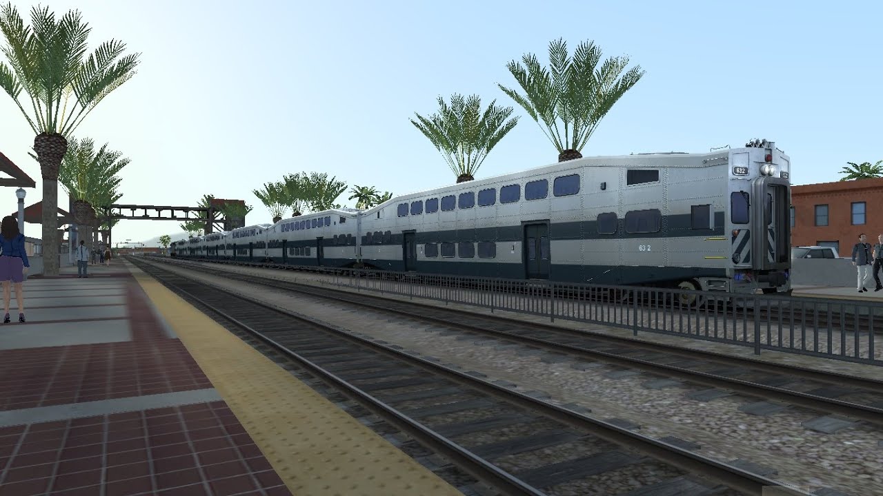 Train Simulator 2015 HD: Metrolink Train 607 Bombardier BiLevel Cab Ride Oceanside - Union Station