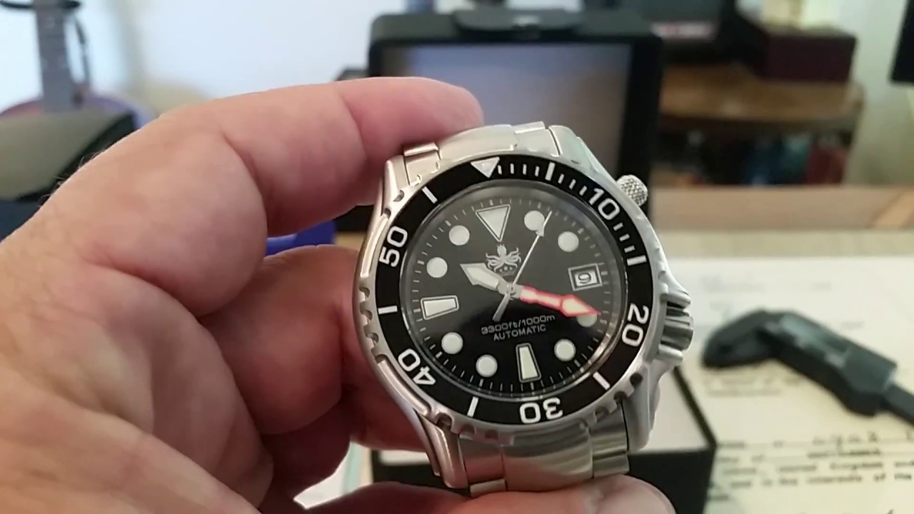 Phoibos Ocean Master Automatic-3300ft/1000m Diver-Ref#PY005C