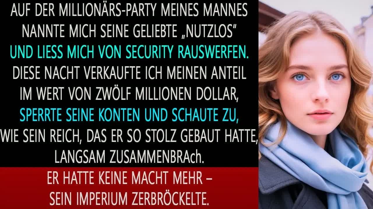Die Geliebte meines Mannes warf mich raus – in der Nacht nahm ich ⧹$12M und ließ ihn zerstört zu