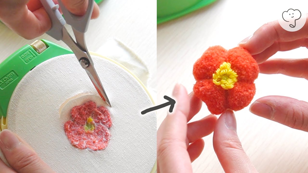 【初心者向け】フリステで作った作品の裏面を仕上げる方法｜パンチニードル フリーステッチングニードル punchneedle