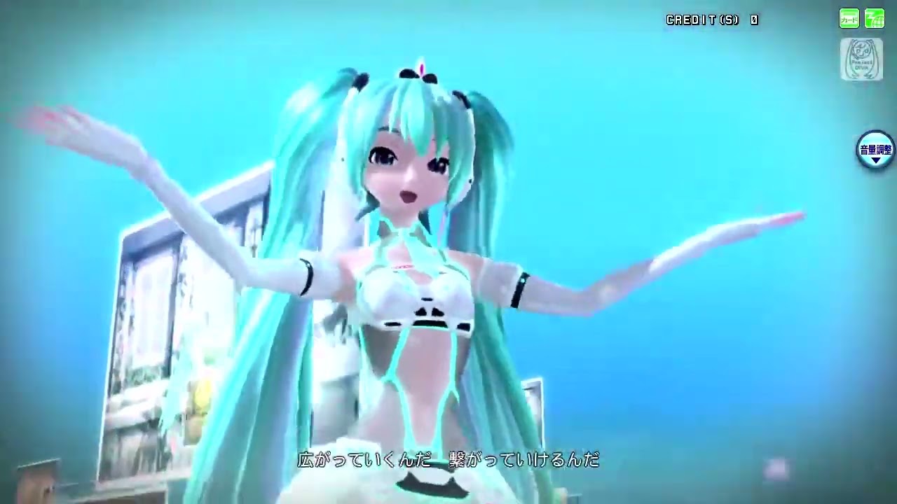 miku hatsune chan  2012  like love kiss【Project DIVA Arcade】39【PV／720p】【初音ミク_レーシングミク2012ver.】