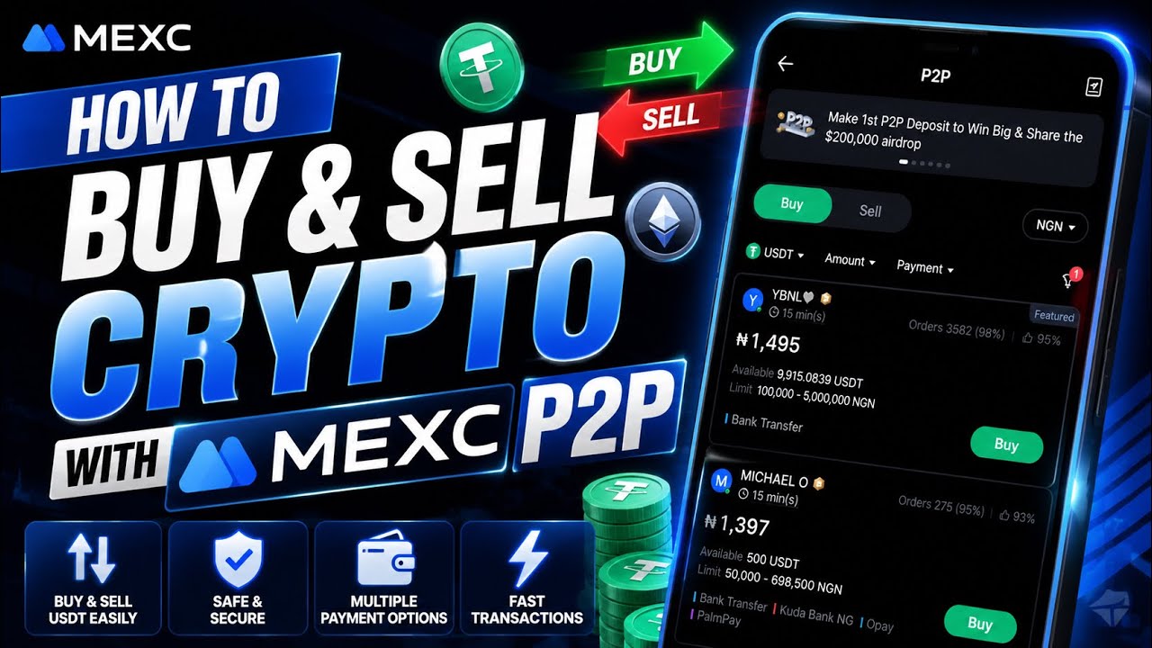 How To Buy & Sell Crypto With MEXC P2P (Step-by-Step Tutorial 2026)