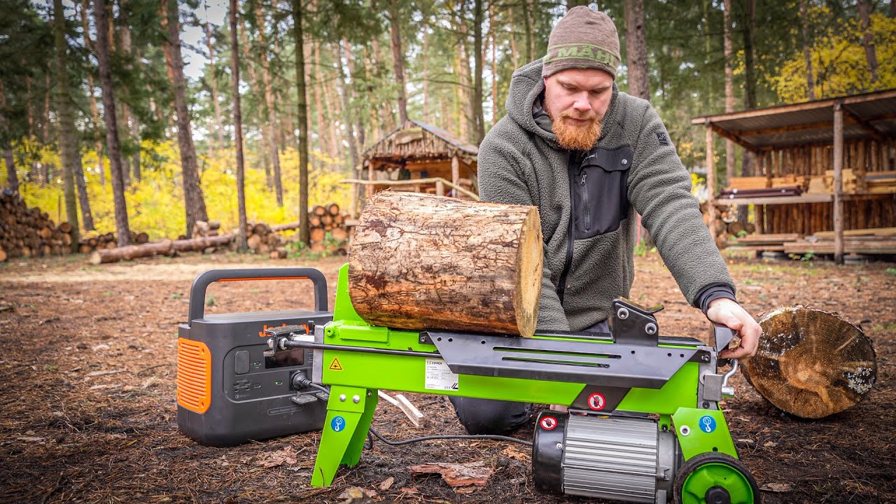 350€ Holzspalter ohne Starkstromanschluss - Top oder Flop?