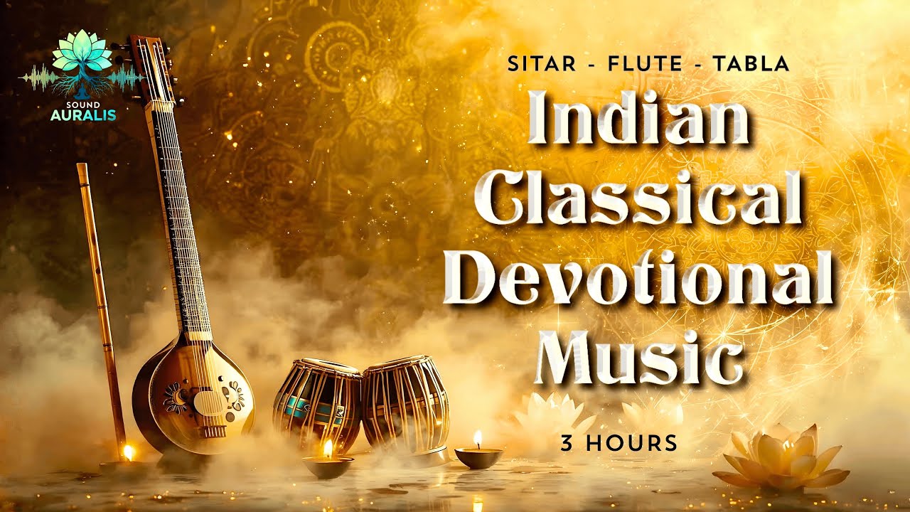 Divine Vedic Melodies for Worship | 3HR Peaceful Sitar & Tabla | Sacred Indian Devotional Music