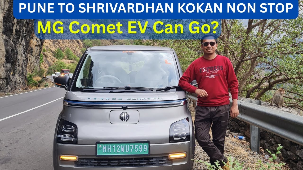 MG Comet EV On Fire🔥. Non Stop Pune to Shrivardhan Kokan Trip with MG Comet EV. 