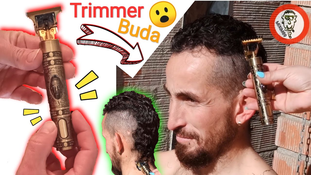El Mejor y más Vendido "Trimmer Buda" Unboxing y Review ¡Me Rapo la Cabeza con él! by mixim89