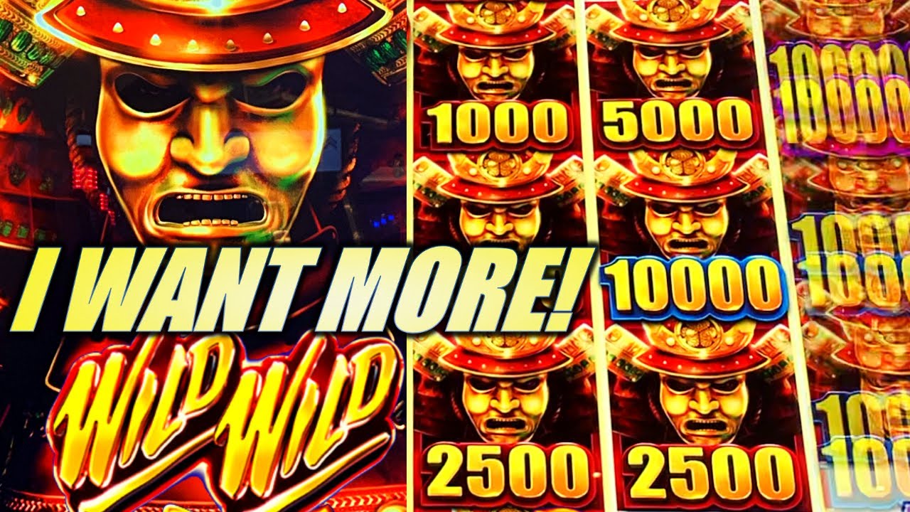 I WANT MORE!! ⚔️ COME ON $1000! WILD WILD SAMURAI Slot Machine (Aristocrat)