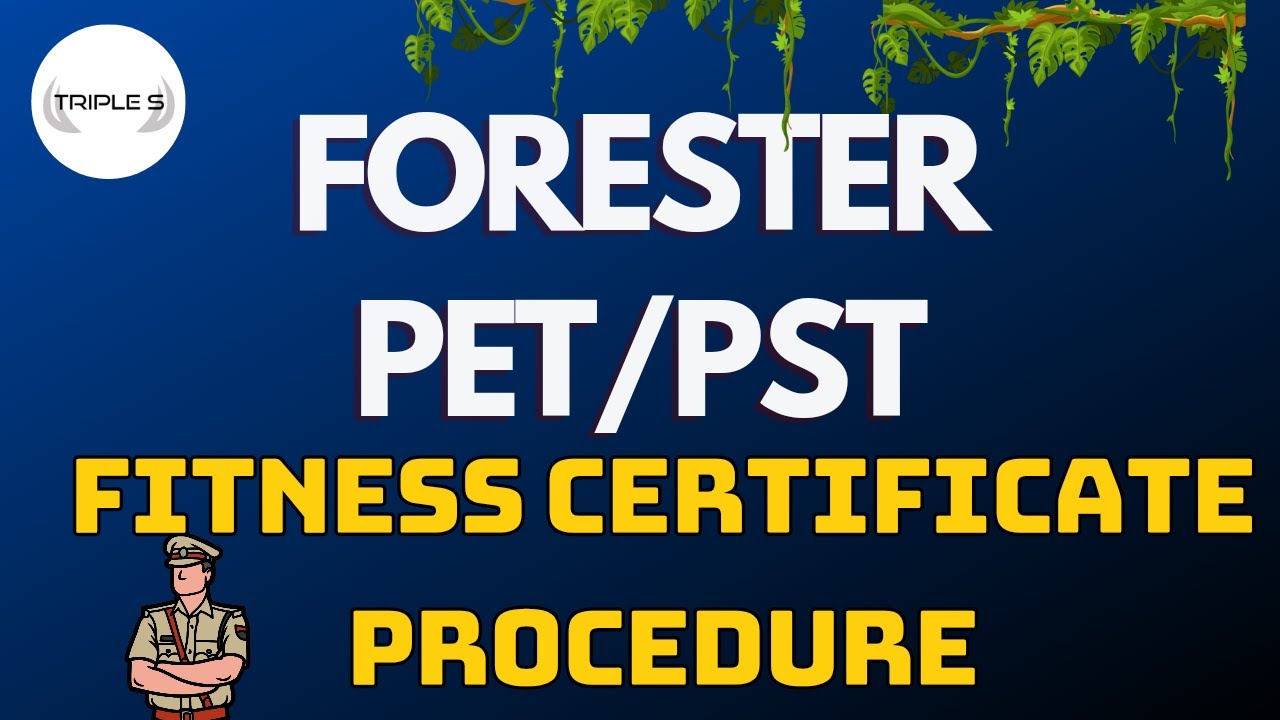 Forester PET/PST FITNESS CERTIFICATE Procedure || @TripleSClasses