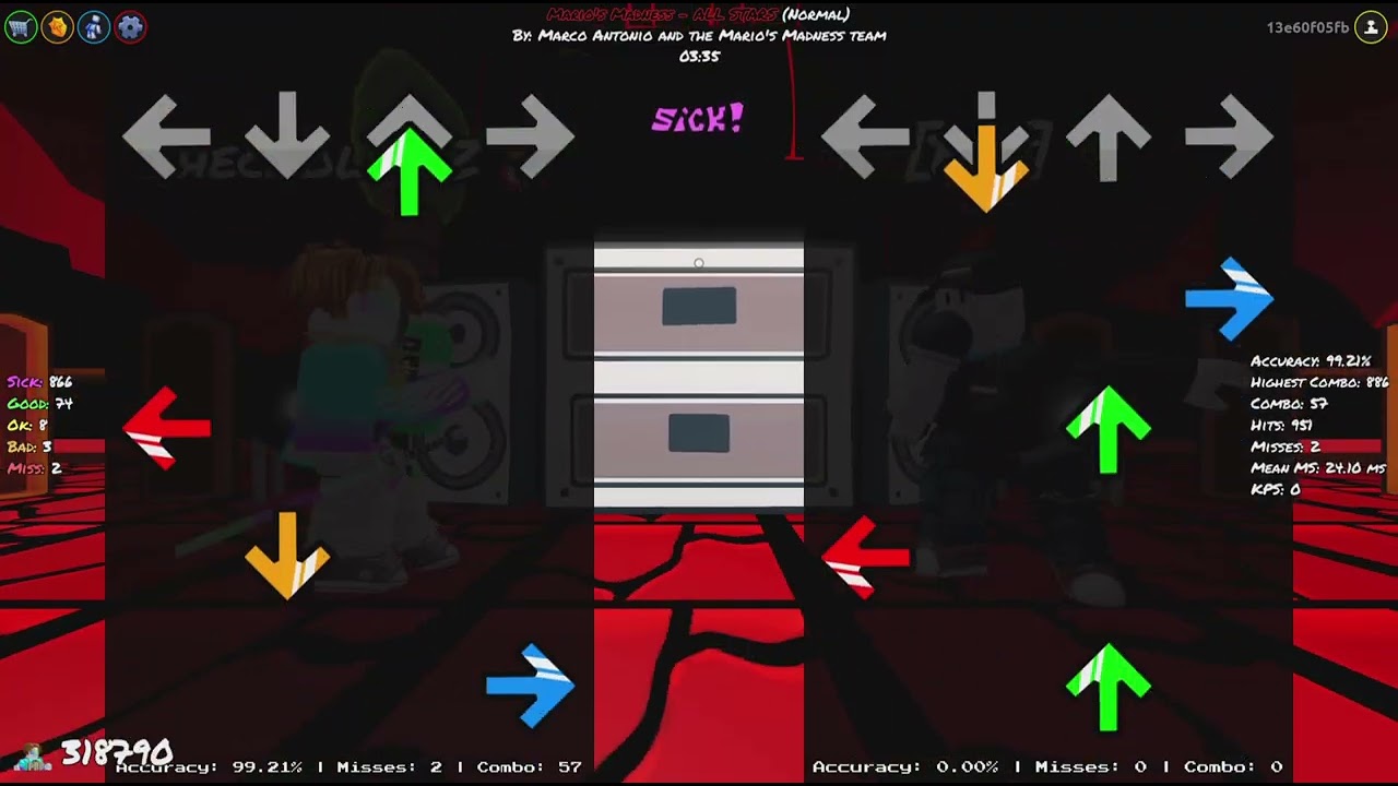 Roblox Fnf All Stars 12 miss PS5 new rec for me