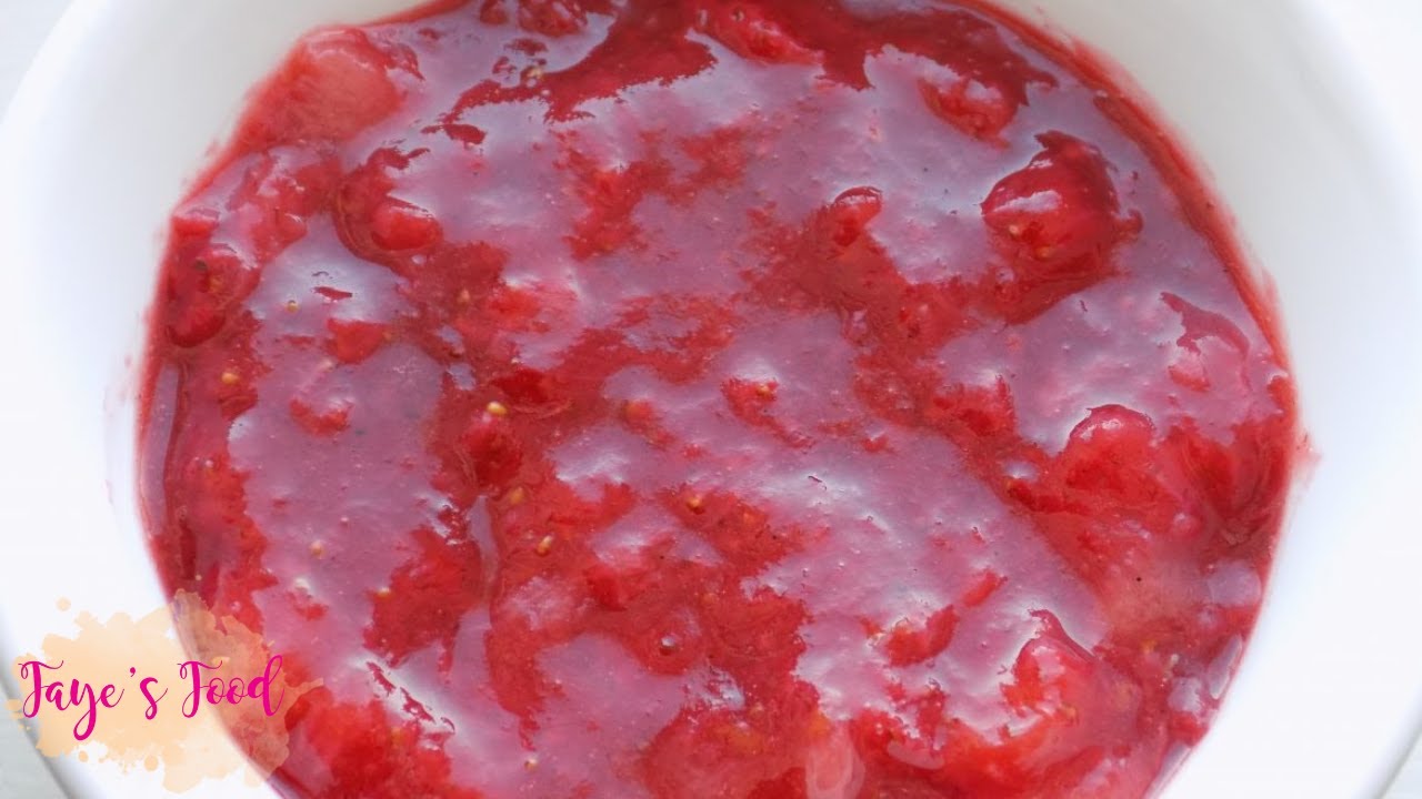 Strawberry Sauce || Dessert Topping