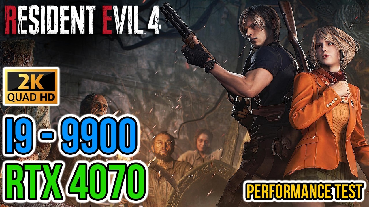 Resident Evil 4 Remake — MAX Settings✔️Native✔️RTX✔️ | 2K (i9-9900 & RTX4070) | Performance Test